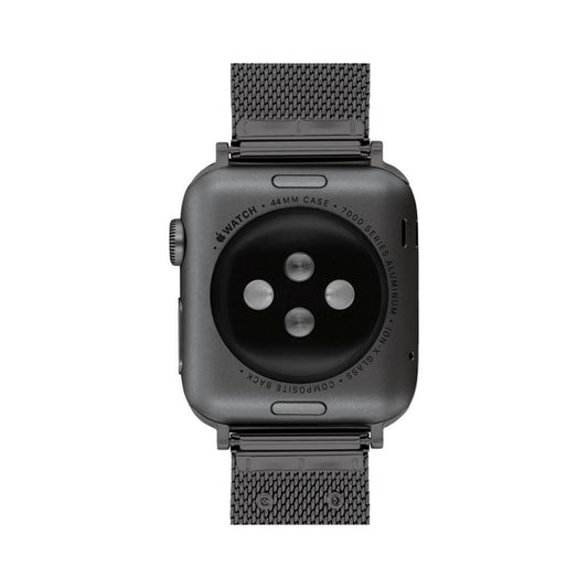 Black Stainless Steel Mesh Bracelet for Apple Watch® 42/44/45mm