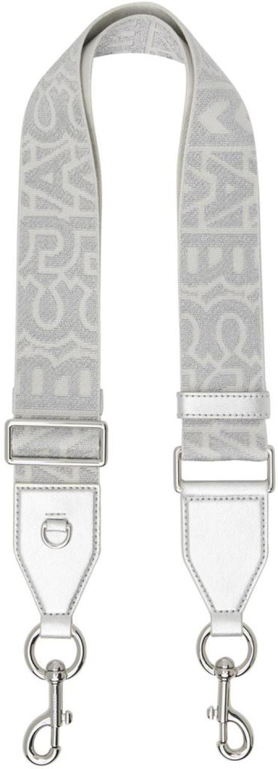 Silver 'The Monogram Utility' Shoulder Strap