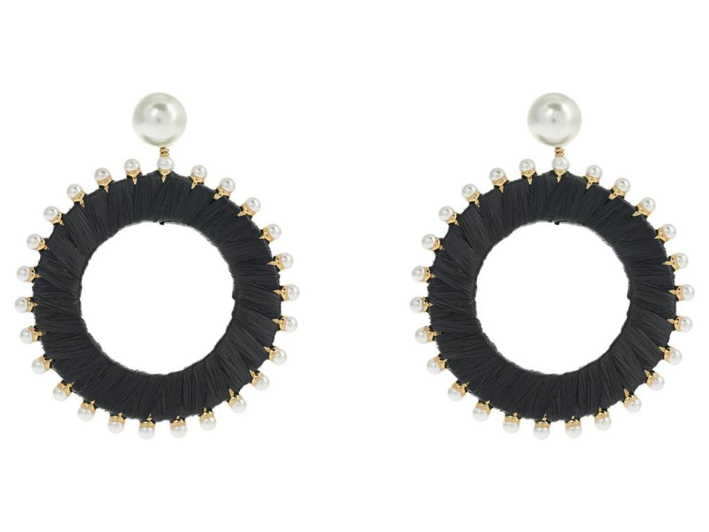 Francesca Drop Hoops Earrings