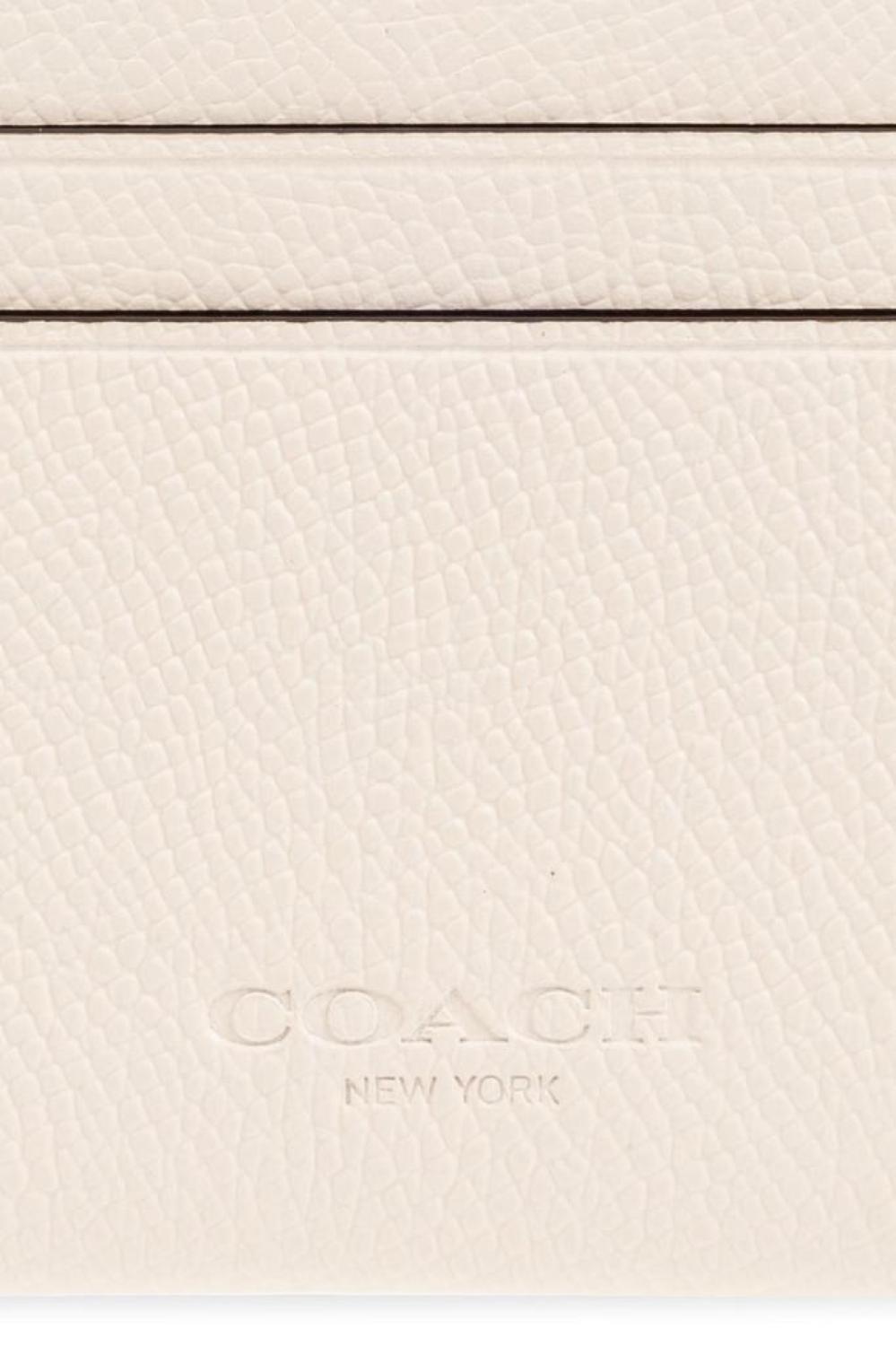 Coach Logo Plaque Card Case