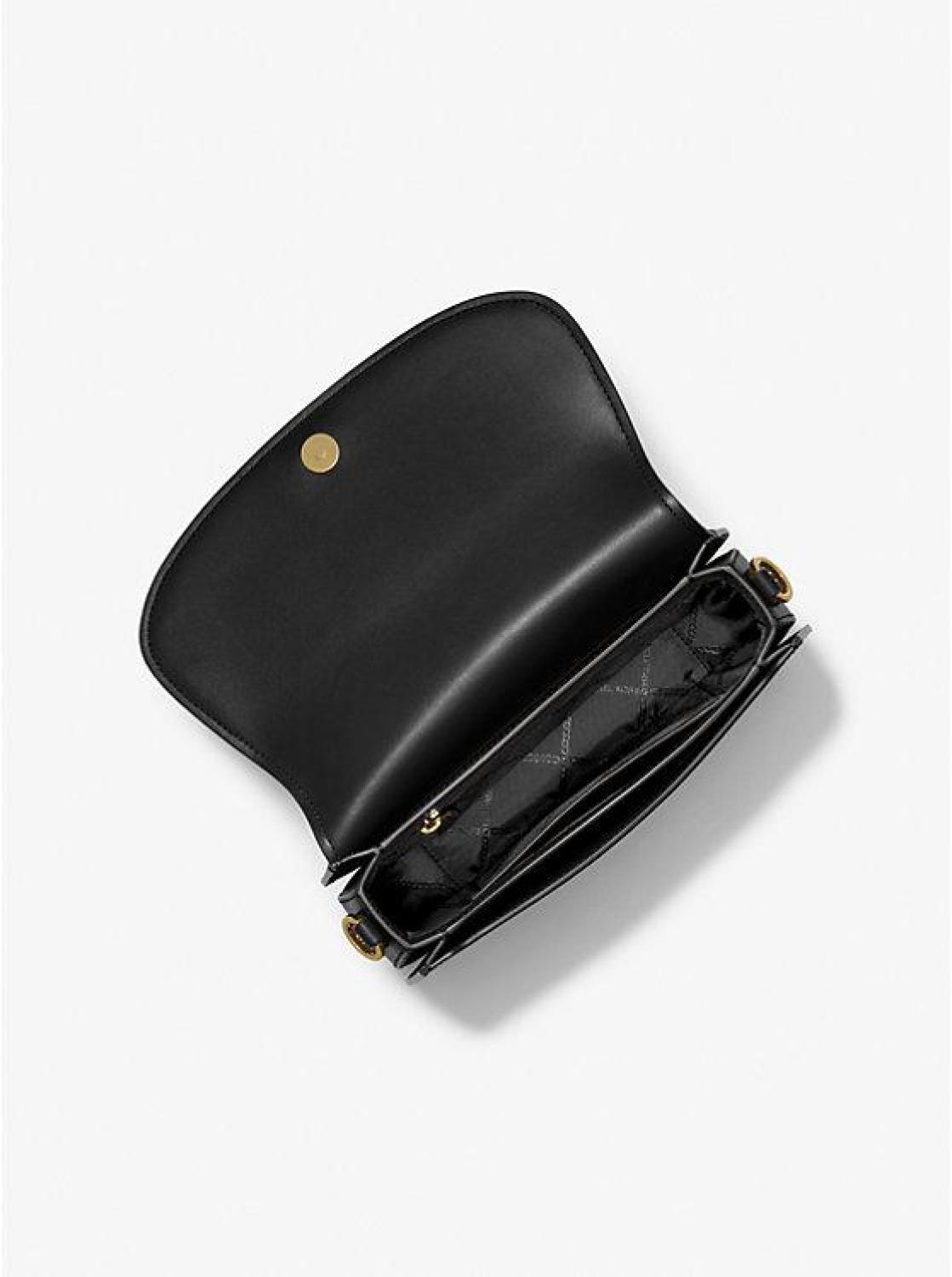 Mila Medium Leather Messenger Bag