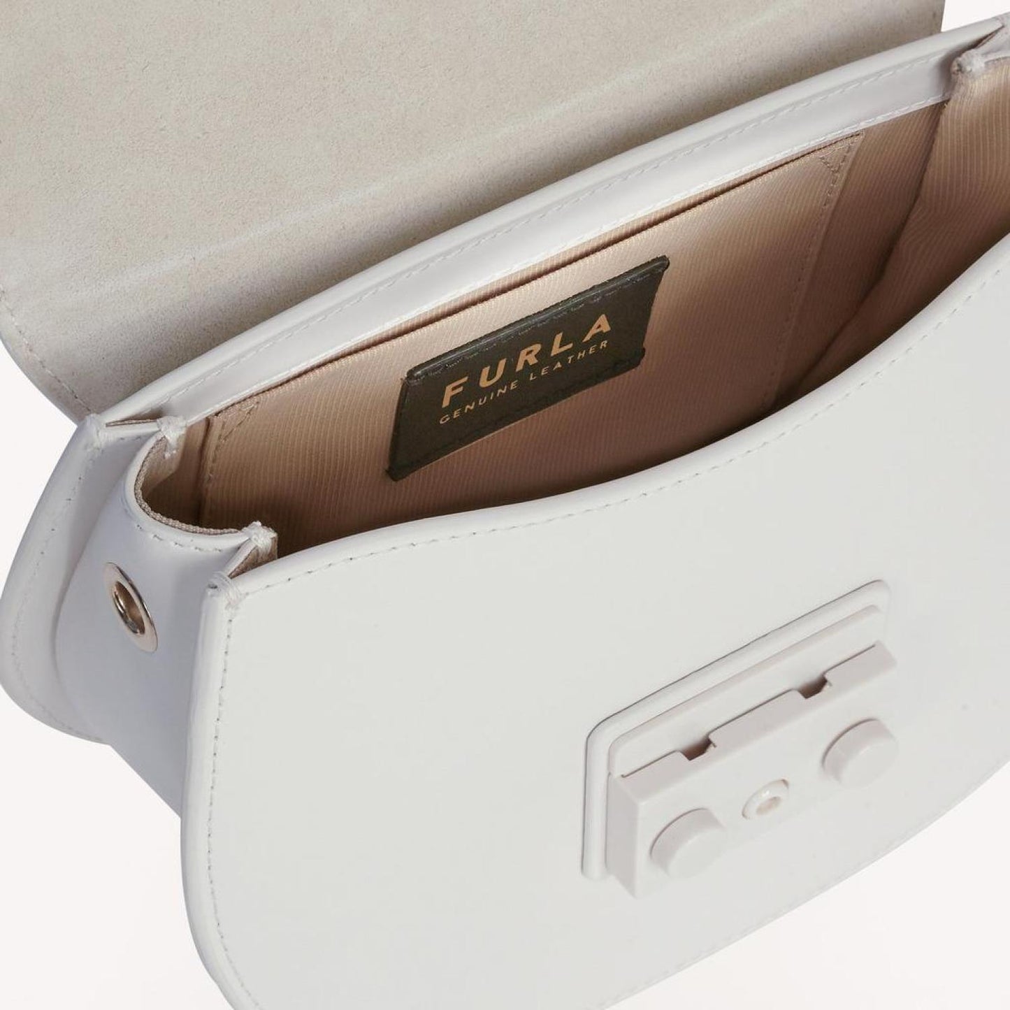 Furla Metropolis Crossbody Mini White
