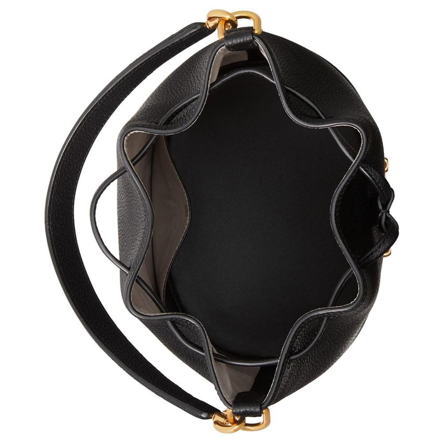 Gramercy Pebbled Leather Medium Bucket Bag