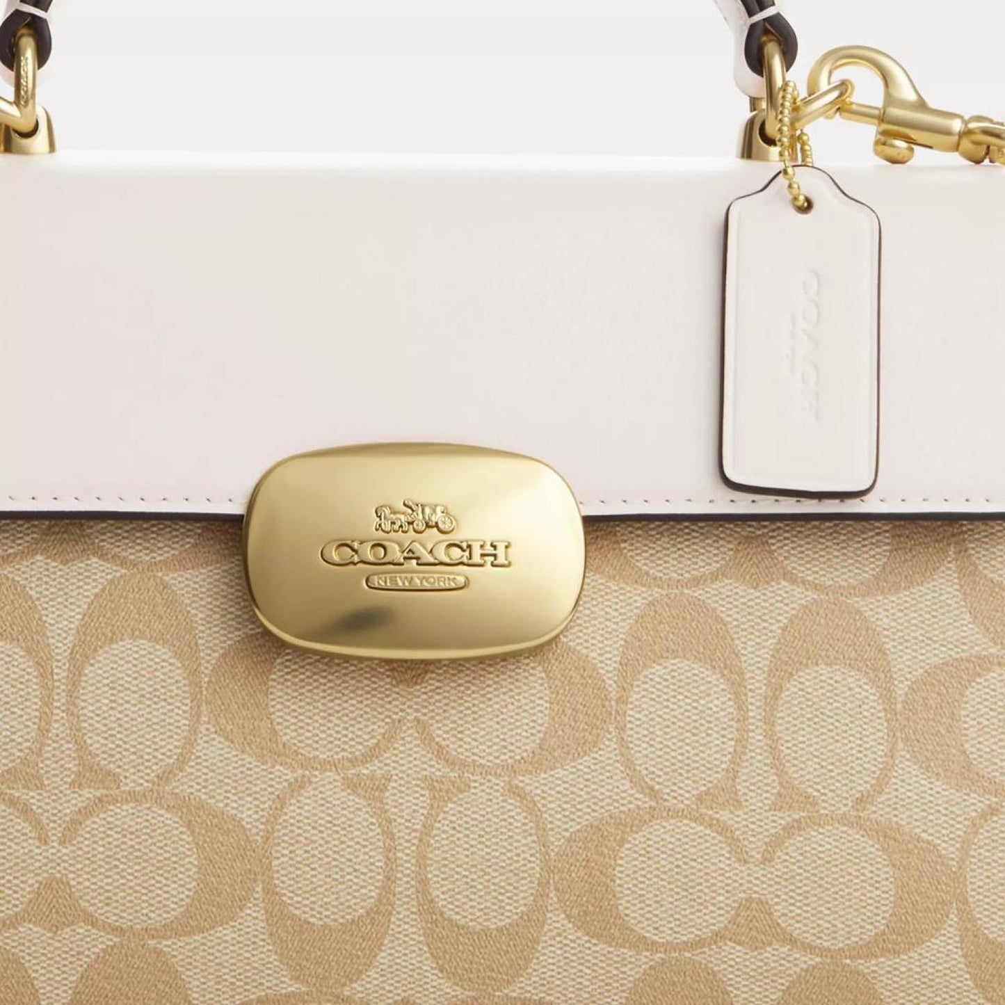 Coach Outlet Eliza Top Handle In Signature Canvas