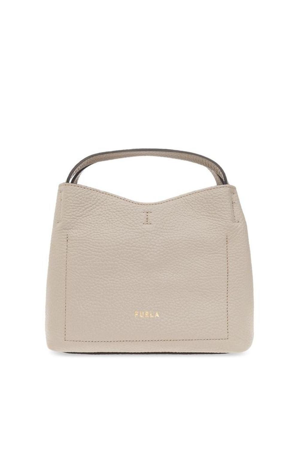 Furla Primula Logo Plaque Bucket Bag