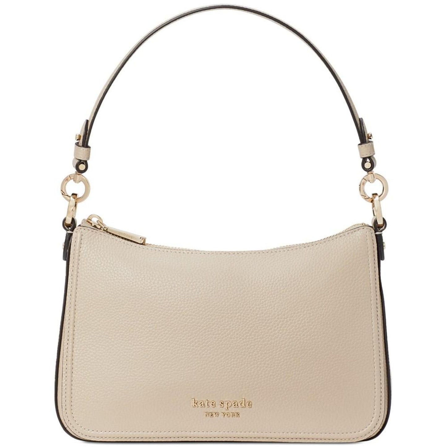 Hudson Pebbled Leather Medium Convertible Crossbody