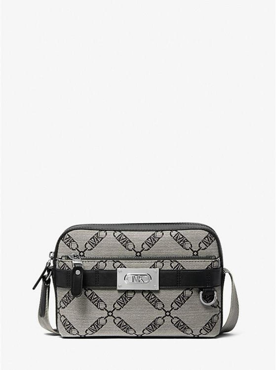 Hudson Empire Logo Jacquard Utility Crossbody Bag