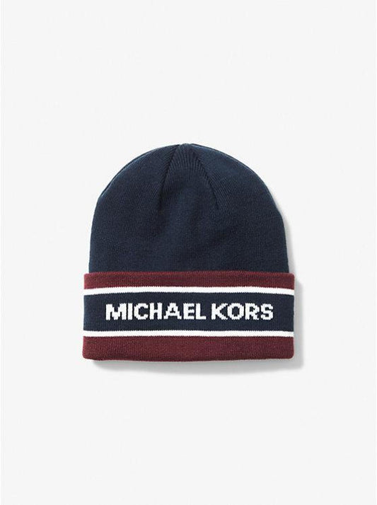 Logo Jacquard Beanie Hat and Scarf Set