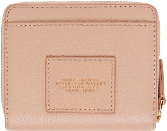 Pink 'The Leather Mini Compact' Wallet