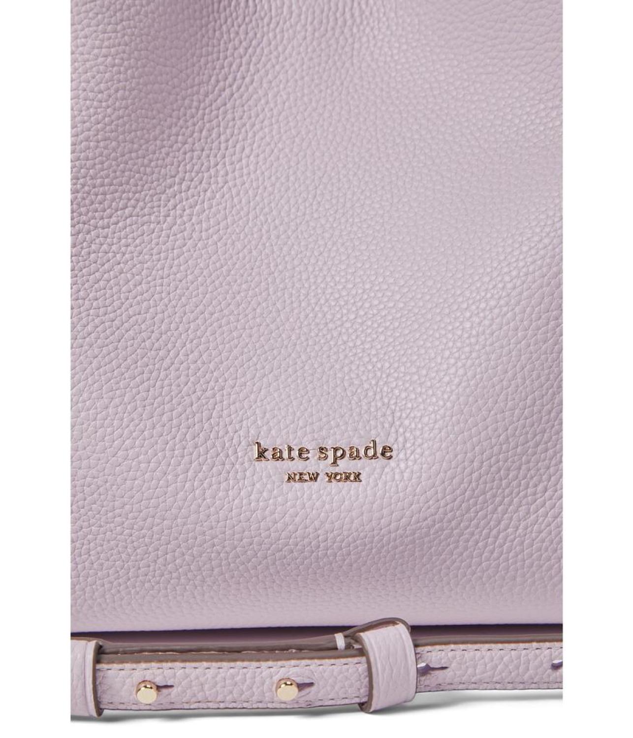 Knott Pebbled Leather Medium Crossbody Tote