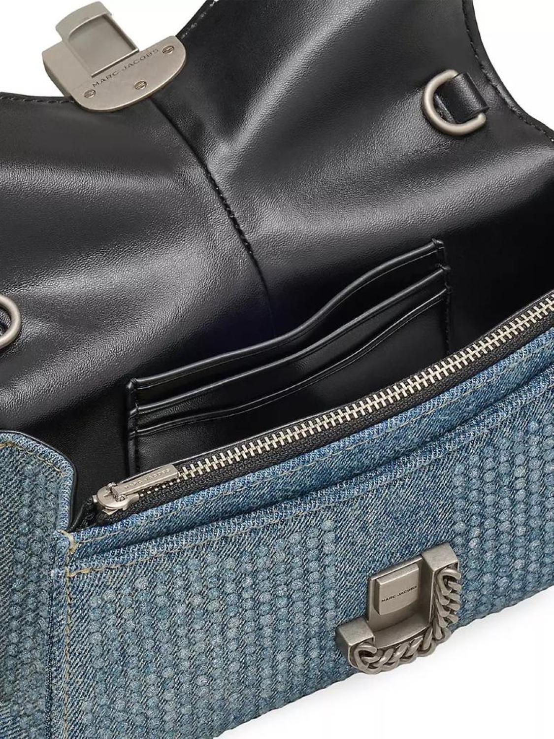 The Crystal Denim St. Marc Chain Wallet