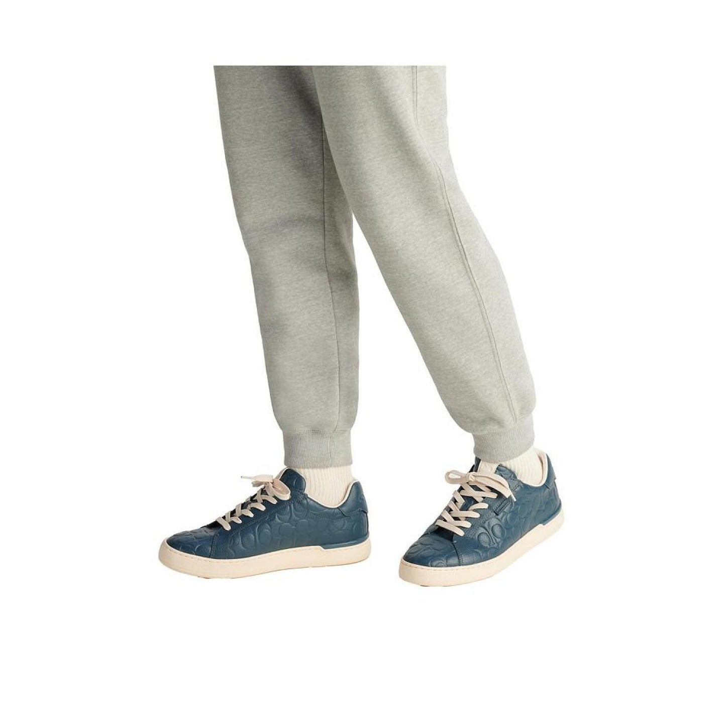Men's Lowline Signature Leather Low Top Sneakers