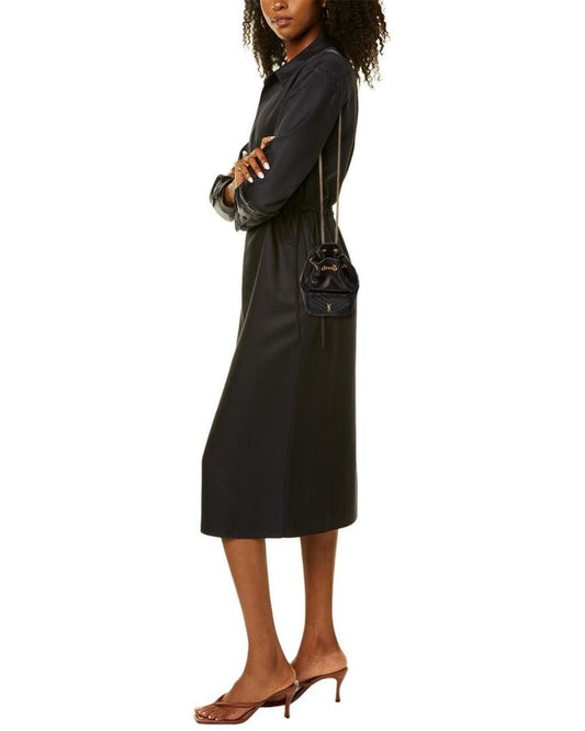 Saint Laurent Joe Mini Quilted Leather Bucket Bag