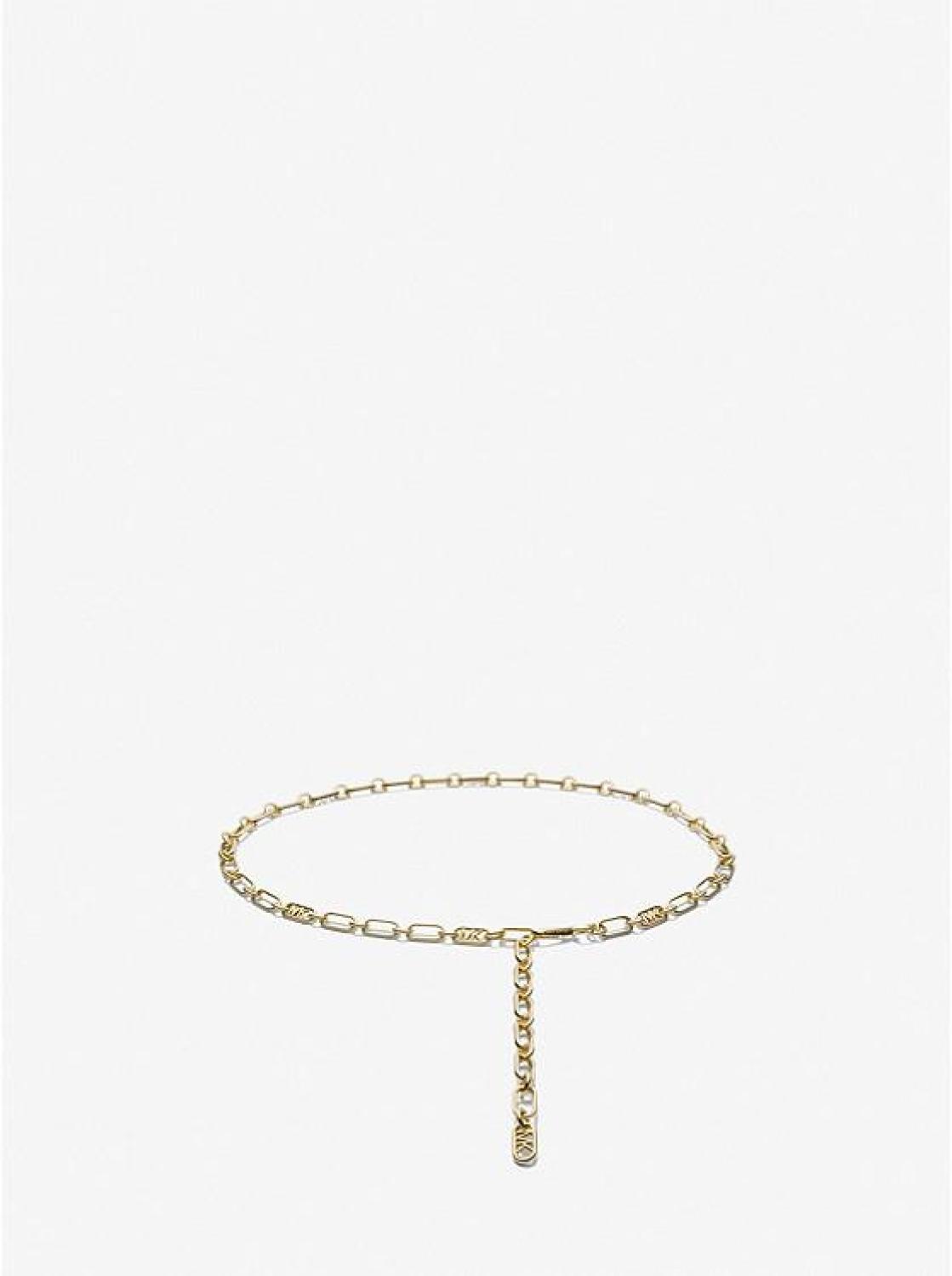 Empire Logo Silver-Tone Chain-Link Belt