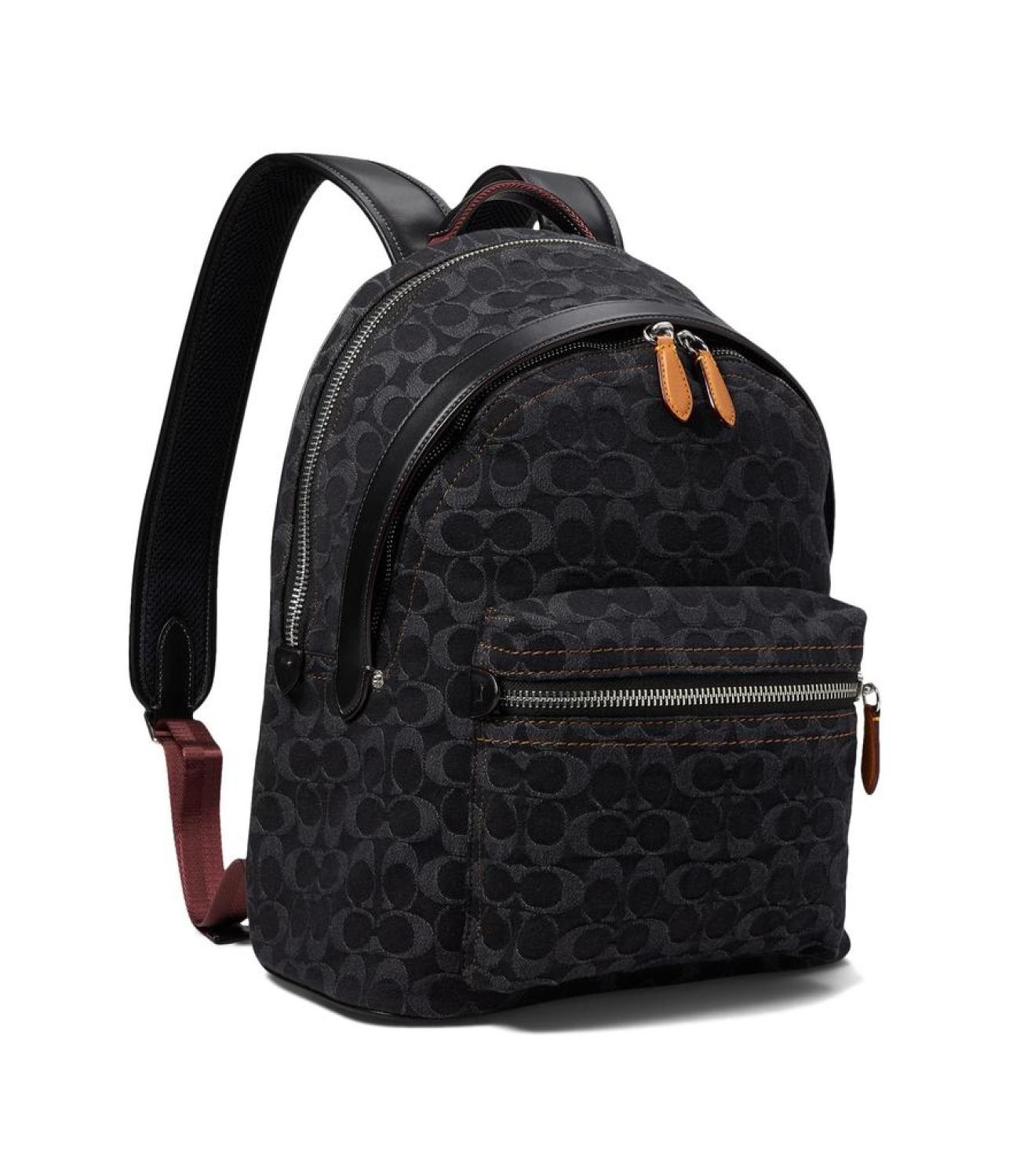 coach black denim backpack Charter Backpack in Signature Denim