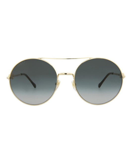 Round-Metal Frame Sunglasses