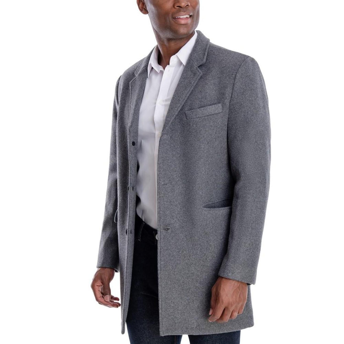 Men's Ghent Slim-Fit Overcoat