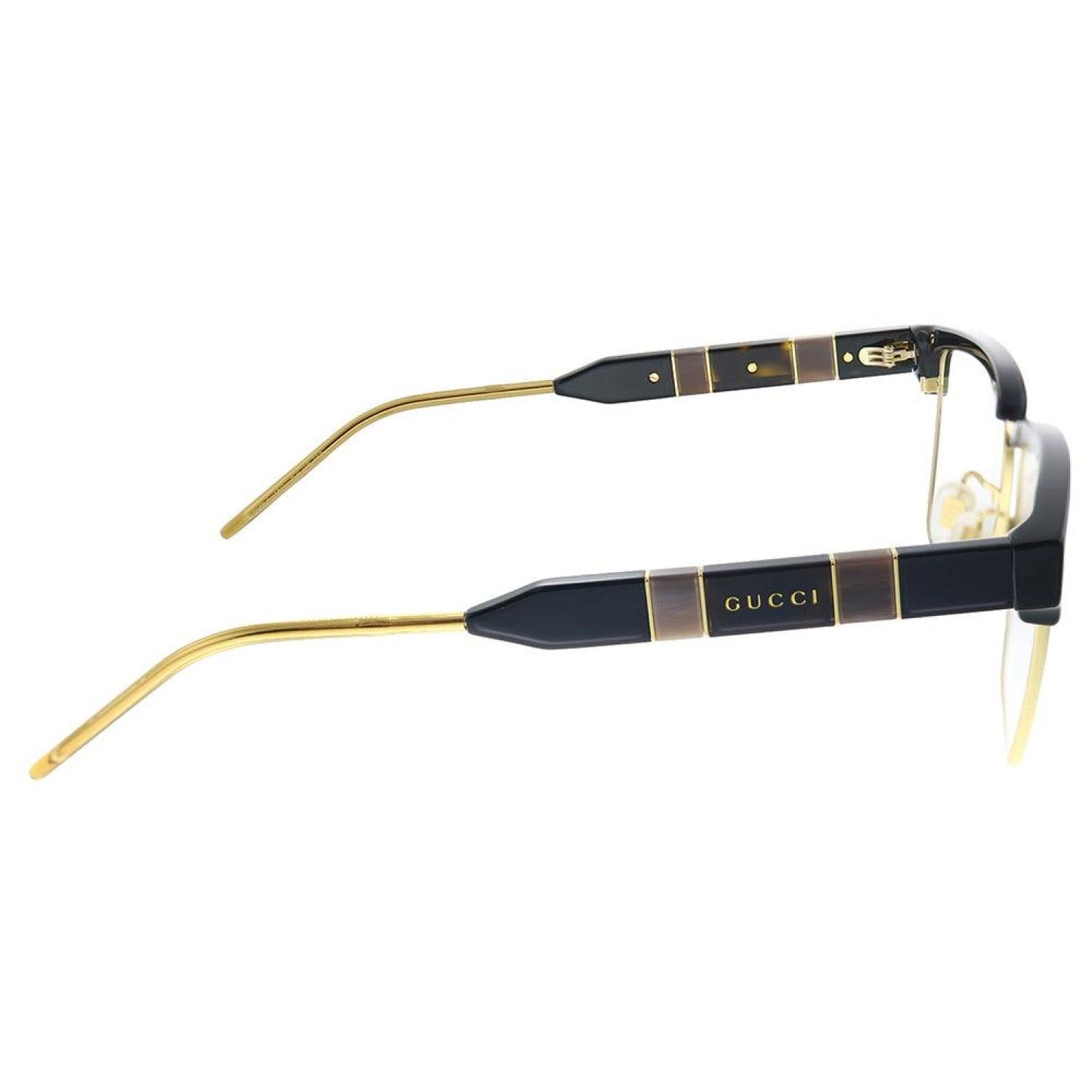 Gucci GG 0605O 001 Unisex Square Eyeglasses 52mm