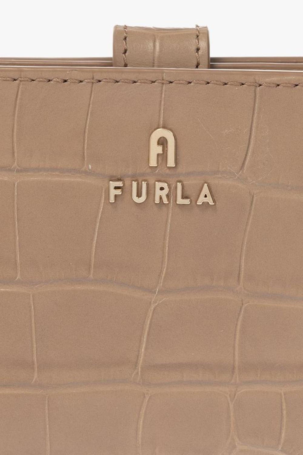 Furla Logo Plaque Embossed Wallet