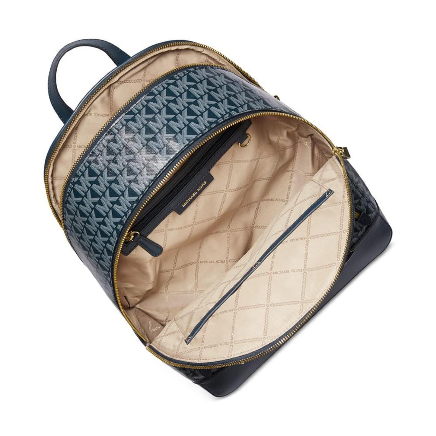 Logo Brooklyn Large Double Zip Backpack