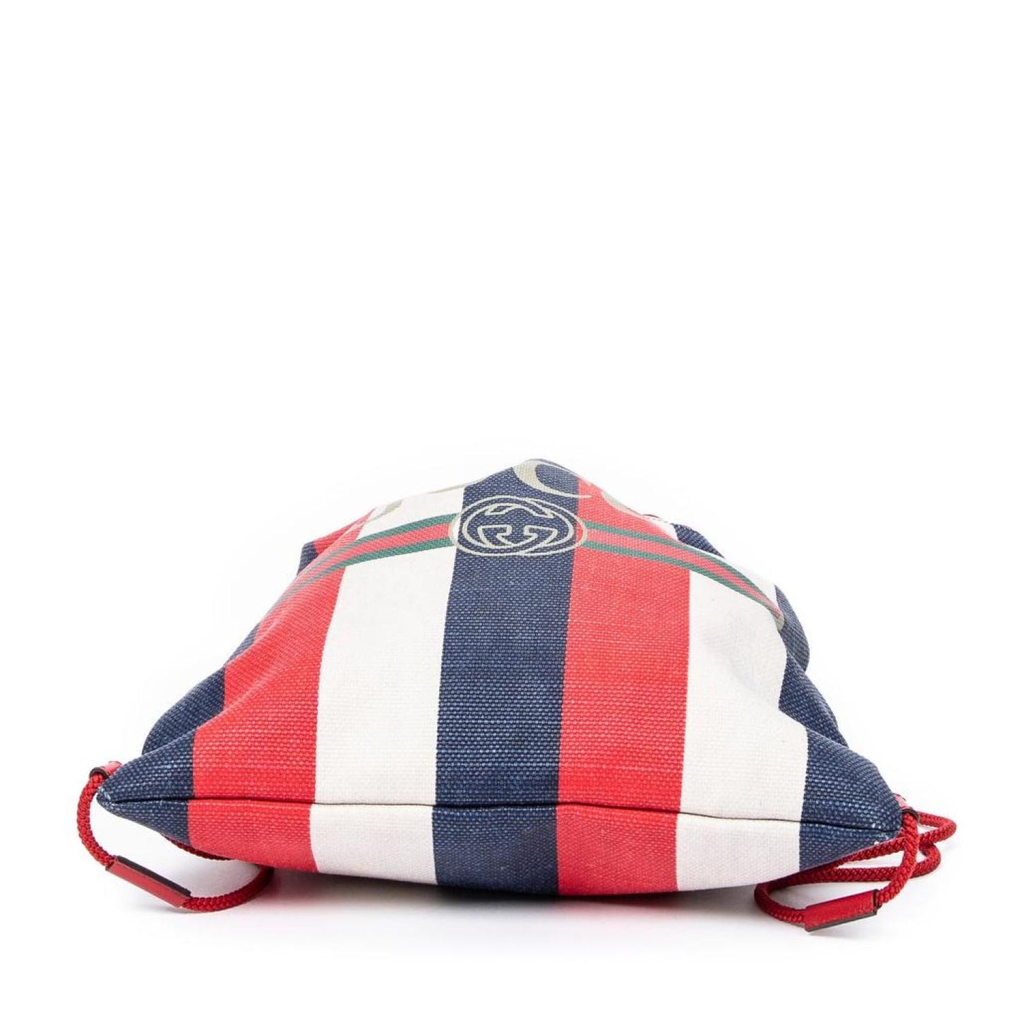 Striped Drawstring Backpack