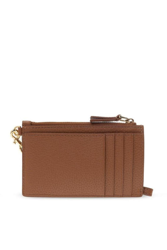 Marc Jacobs Logo Embossed Zipped Wallet