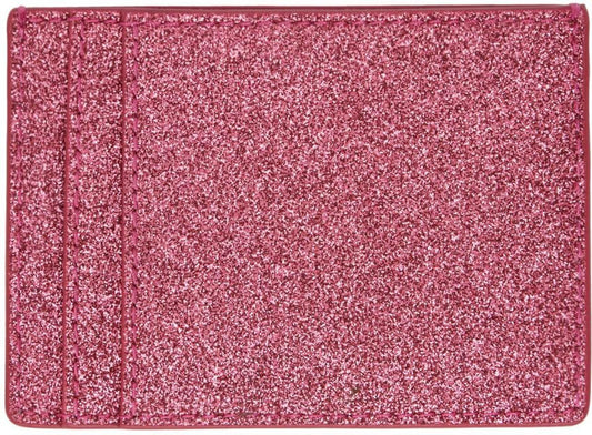 Pink 'The Galactic Glitter J Marc' Card Holder
