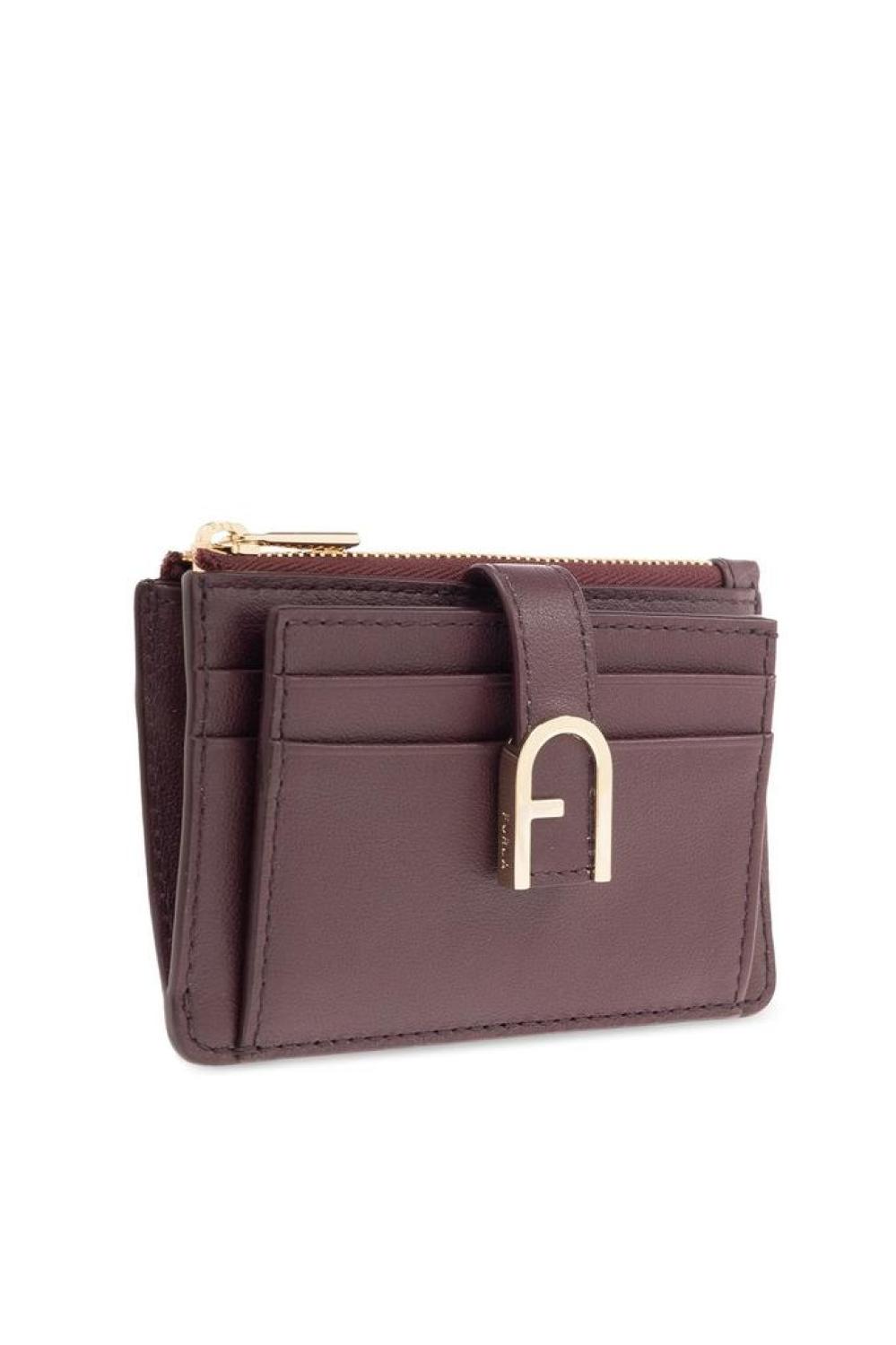 Furla Flow Logo Plaque Card Case