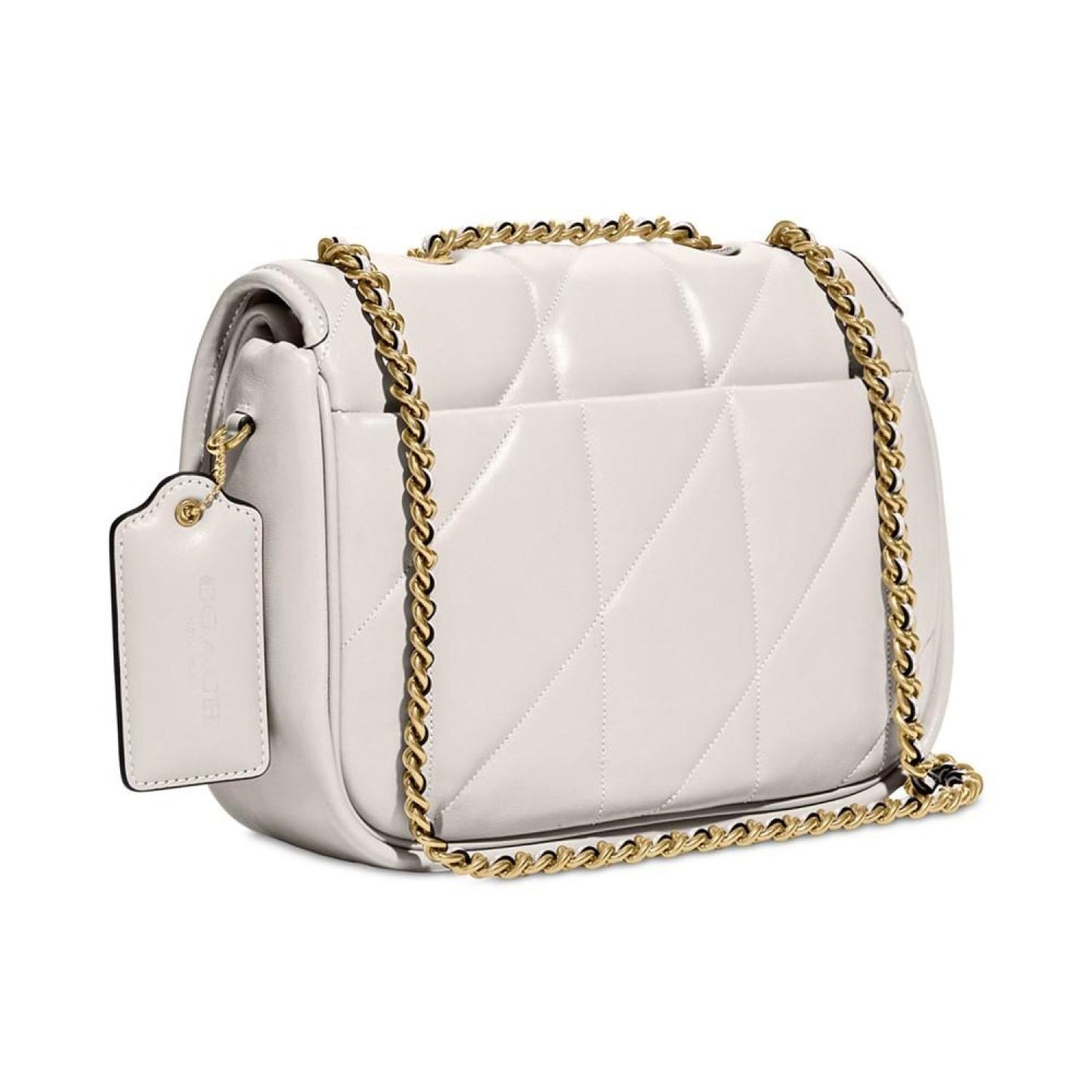 Quilted Pillow Madison Shoulder Bag with Chain Strap