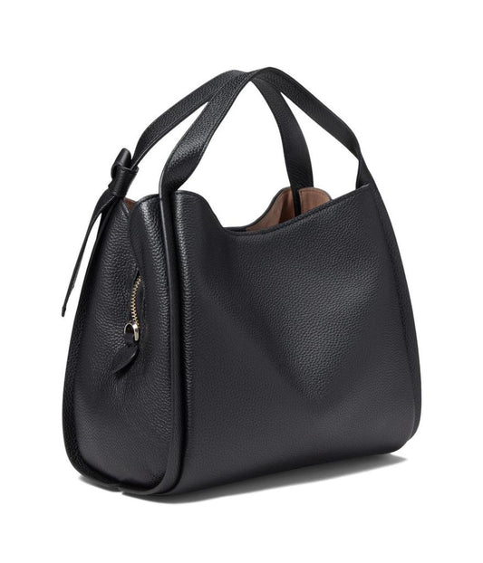 Knott Pebbled Leather Medium Crossbody Tote