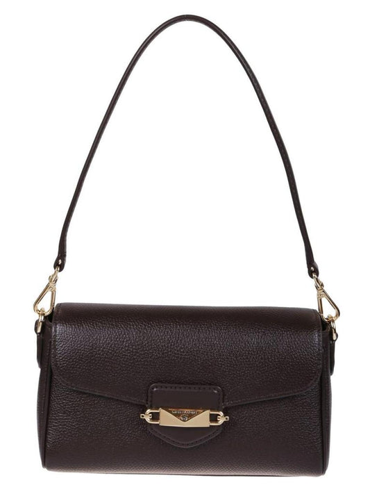 Michael Michael Kors Logo Engraved Fold-Over Shoulder Bag