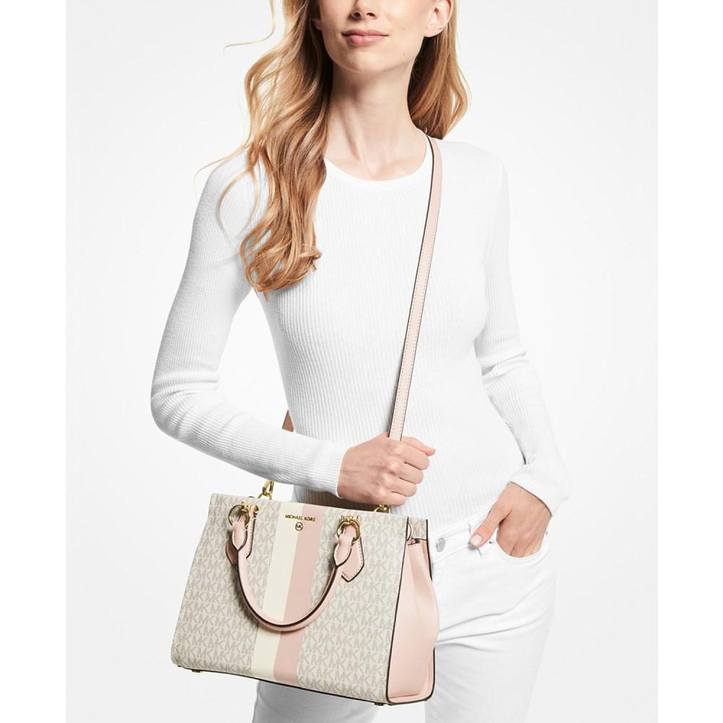 Logo Marilyn Medium Satchel