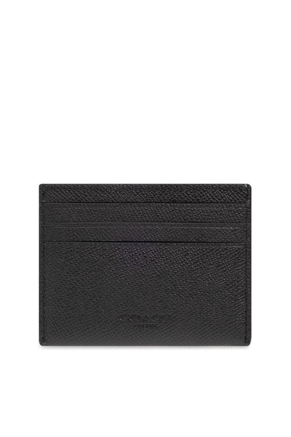 Coach Logo Plaque Card Case