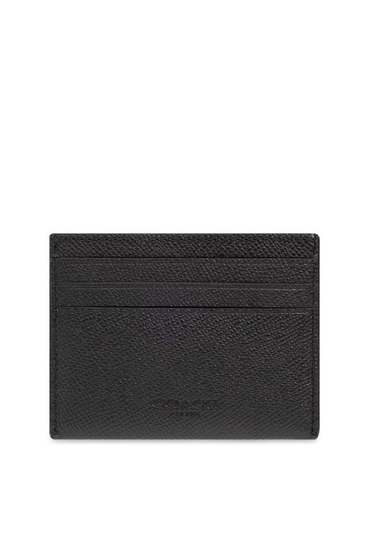 Coach Logo Plaque Card Case