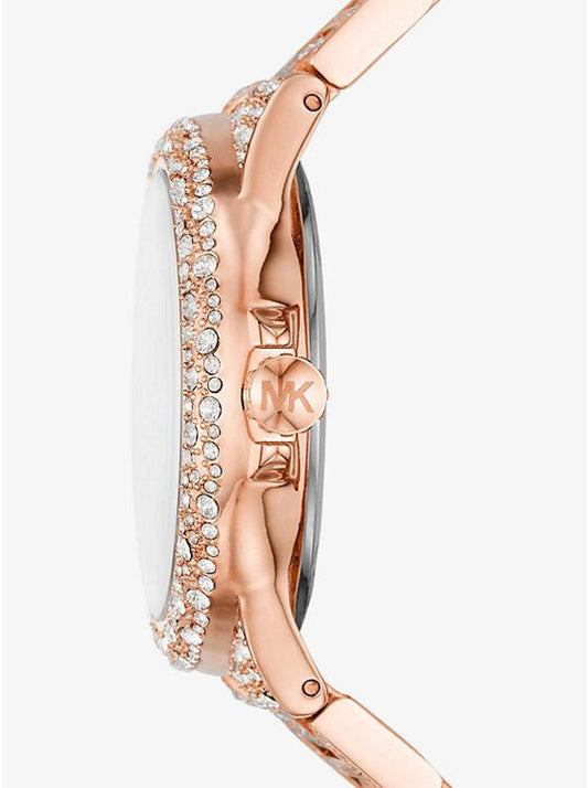 Oversized Camille Pavé Rose Gold-Tone Watch
