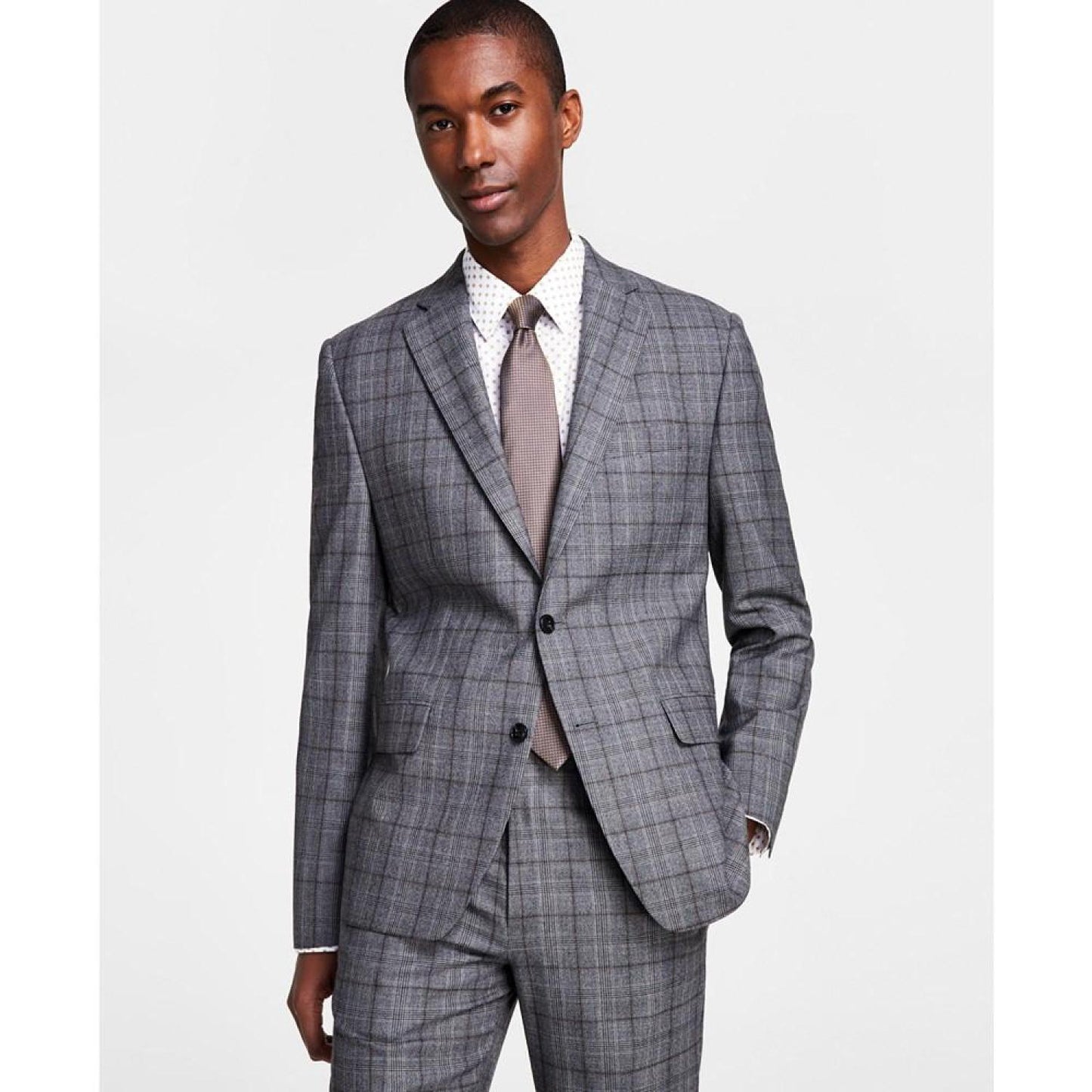 Men's Classic-Fit Wool Stretch Suit Separate Jacket