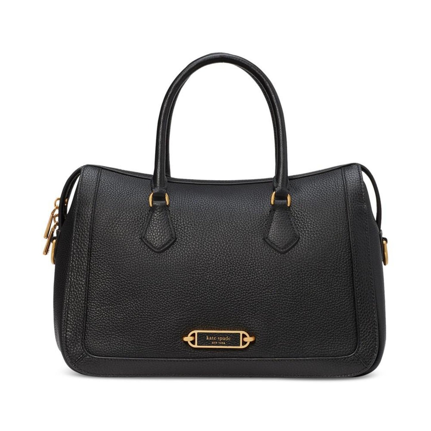 Gramercy Pebbled Leather Small Satchel