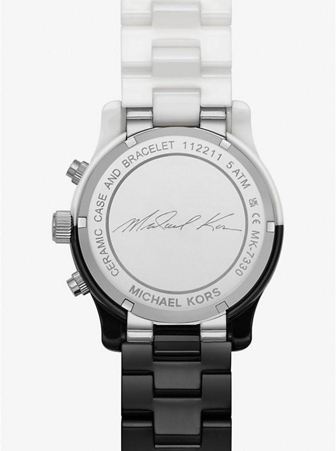 Runway Two-Tone Ceramic Watch