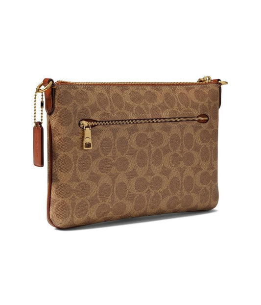 Coated Canvas Signature Polly Crossbody