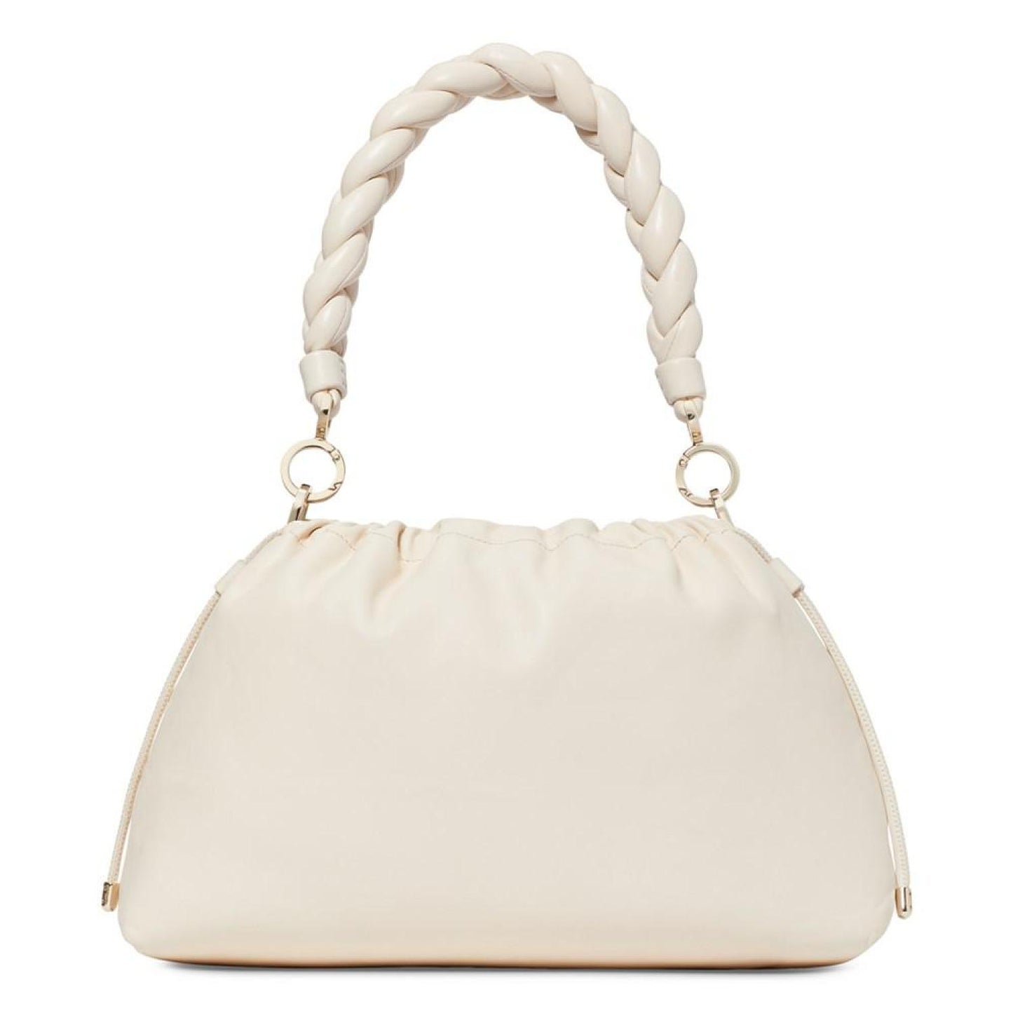 Meringue Smooth Nappa Leather Large Shoulder Bag