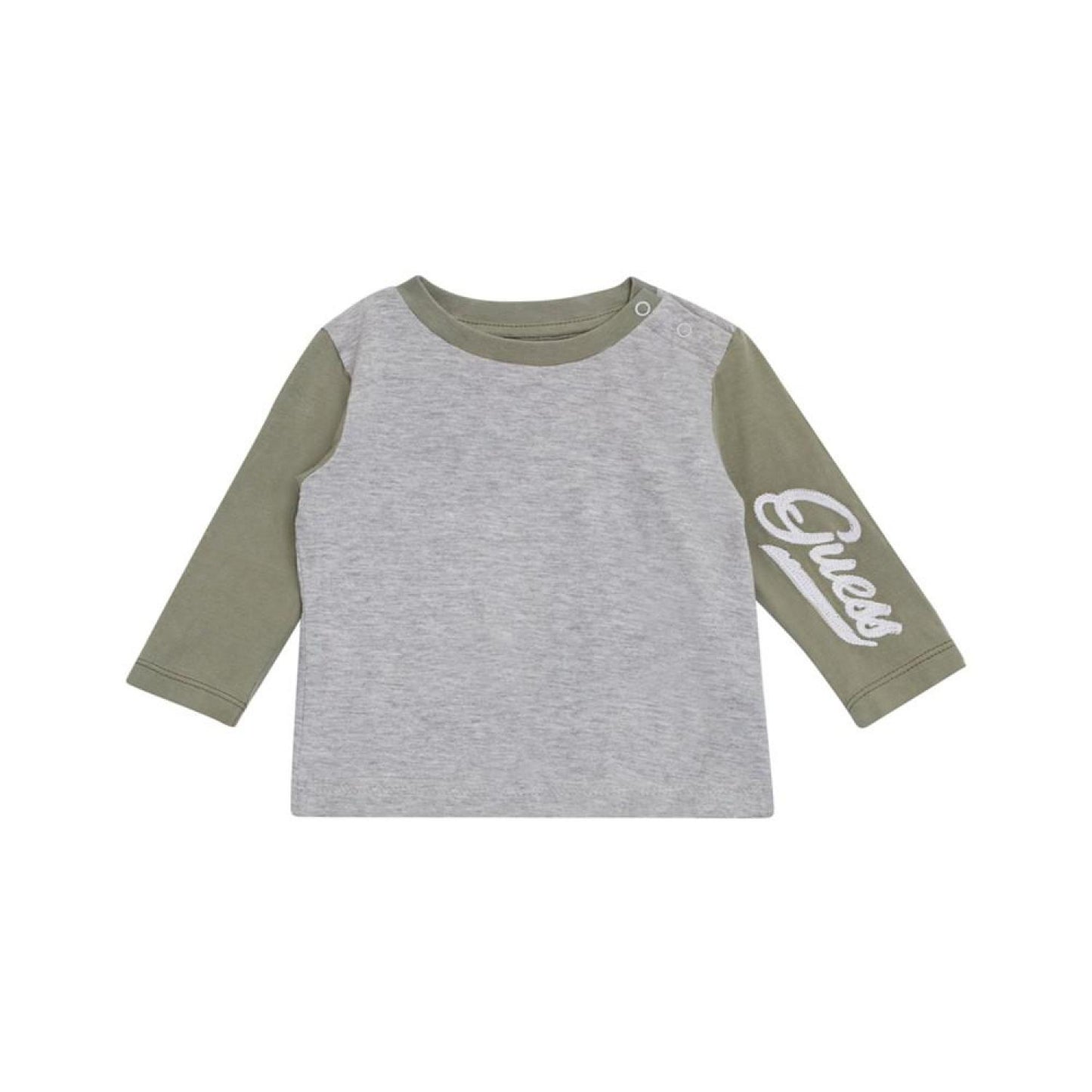 Baby Boys Embroidered Shirt and Denim Overall, 2 Piece Set