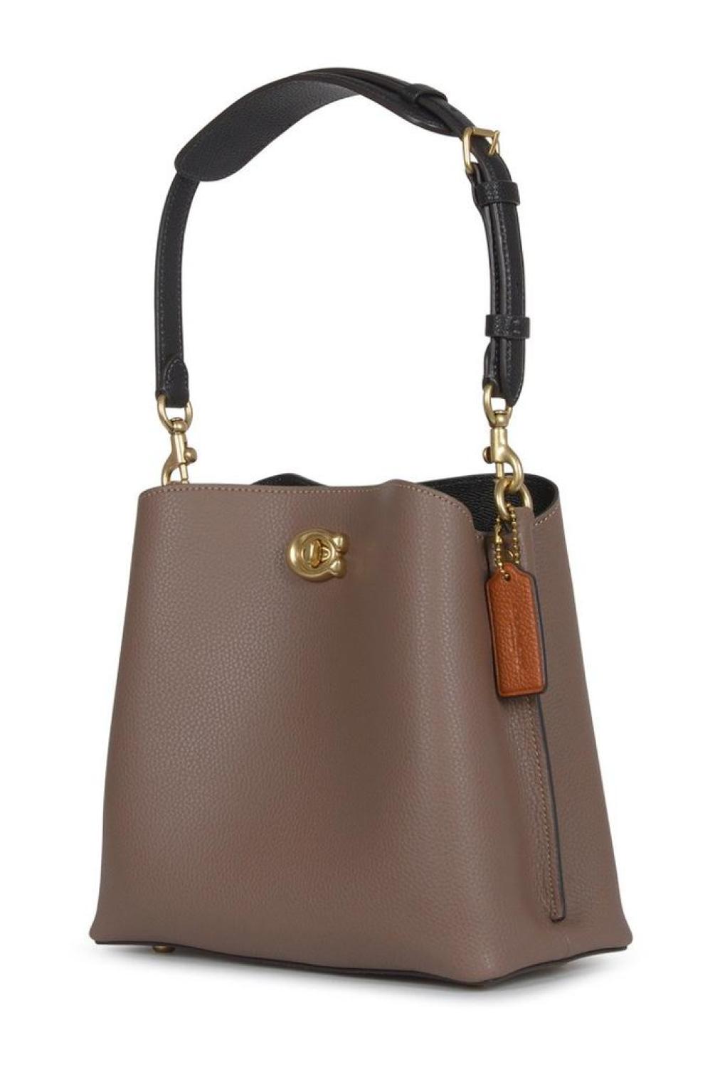 Coach Willow Logo Plaque Tote Bag