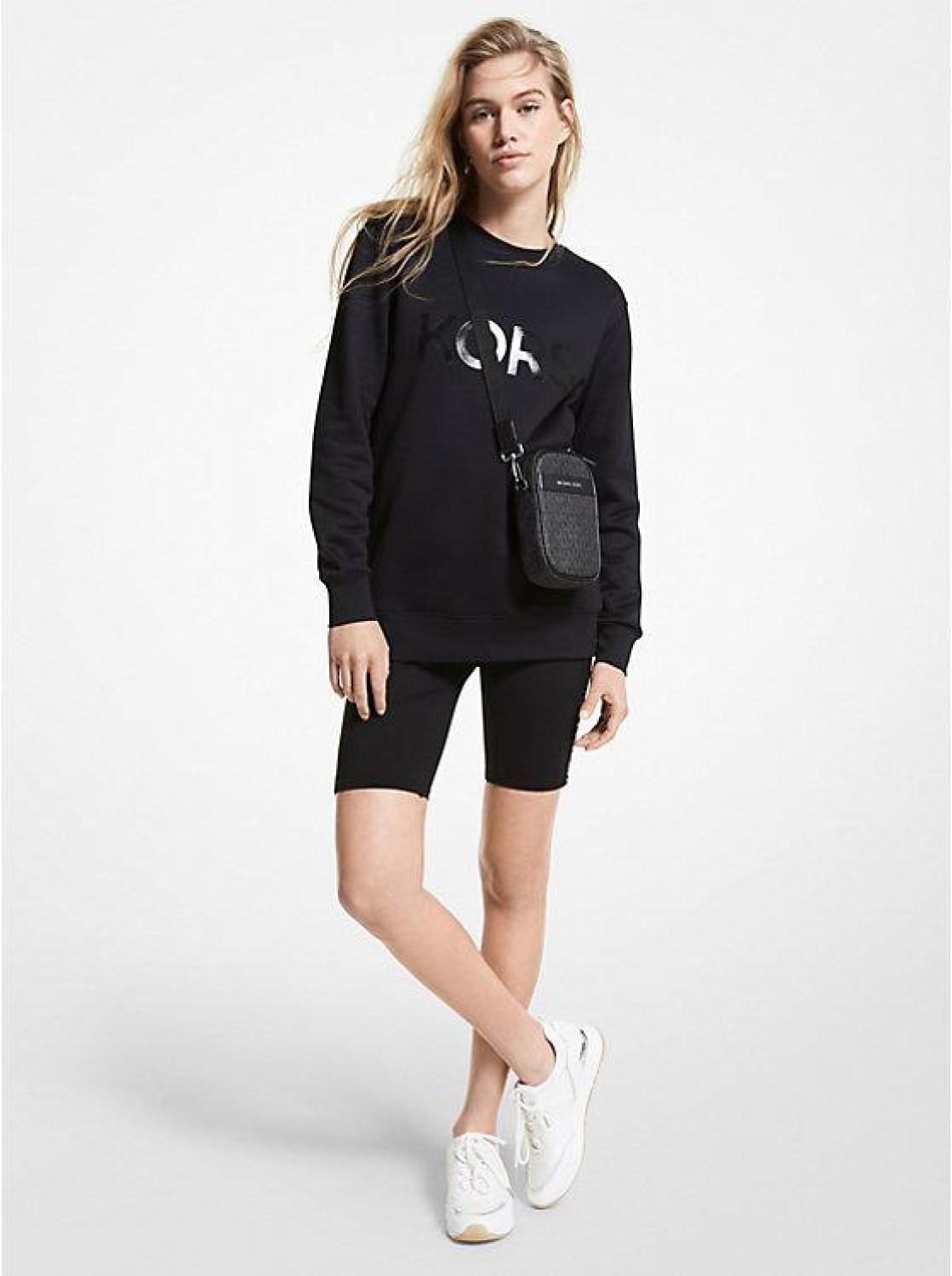 Logo Organic Cotton Blend Sweatshirt
