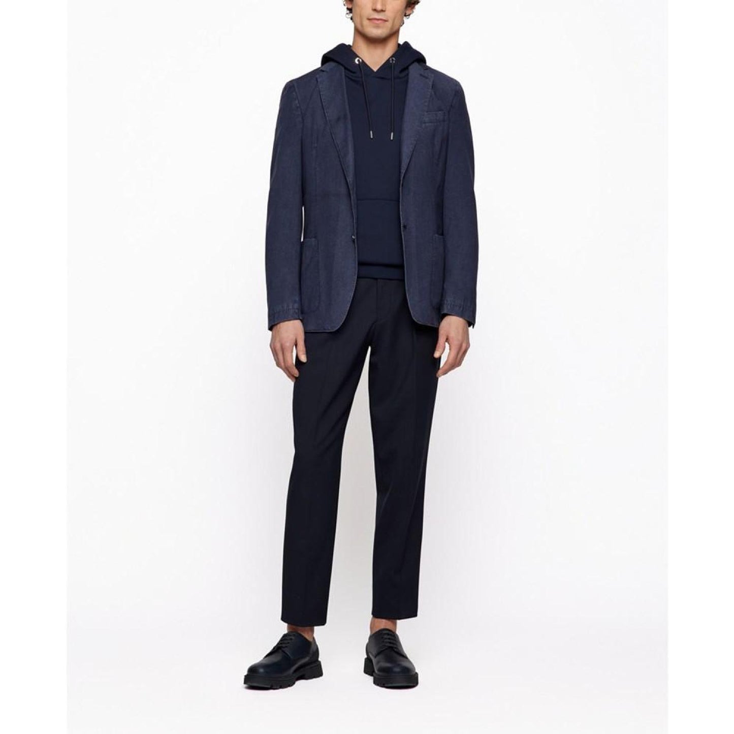 Men's Slim-Fit Single-Breasted Jacket