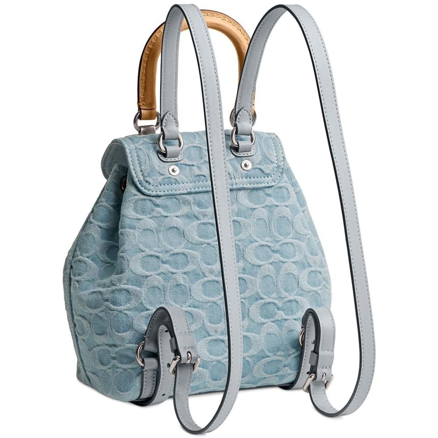 Riya 21 Signature Washed Denim Small Backpack
