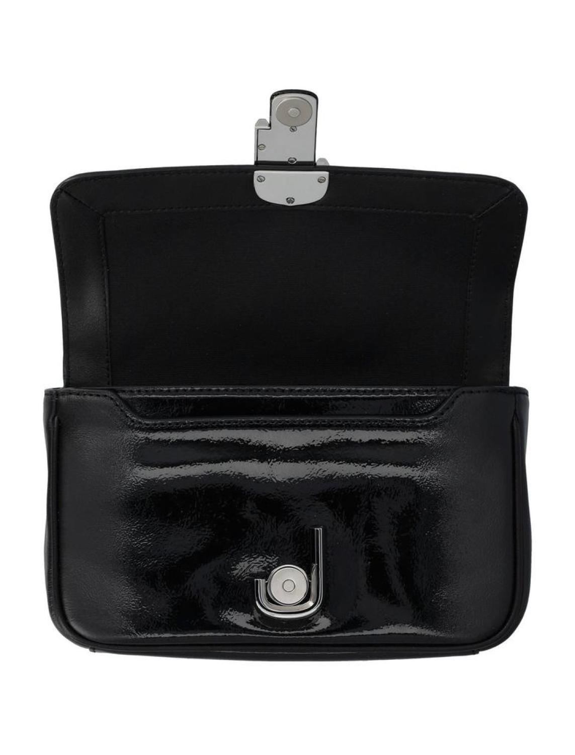 Marc Jacobs Logo Plaque Foldover Shoulder Bag