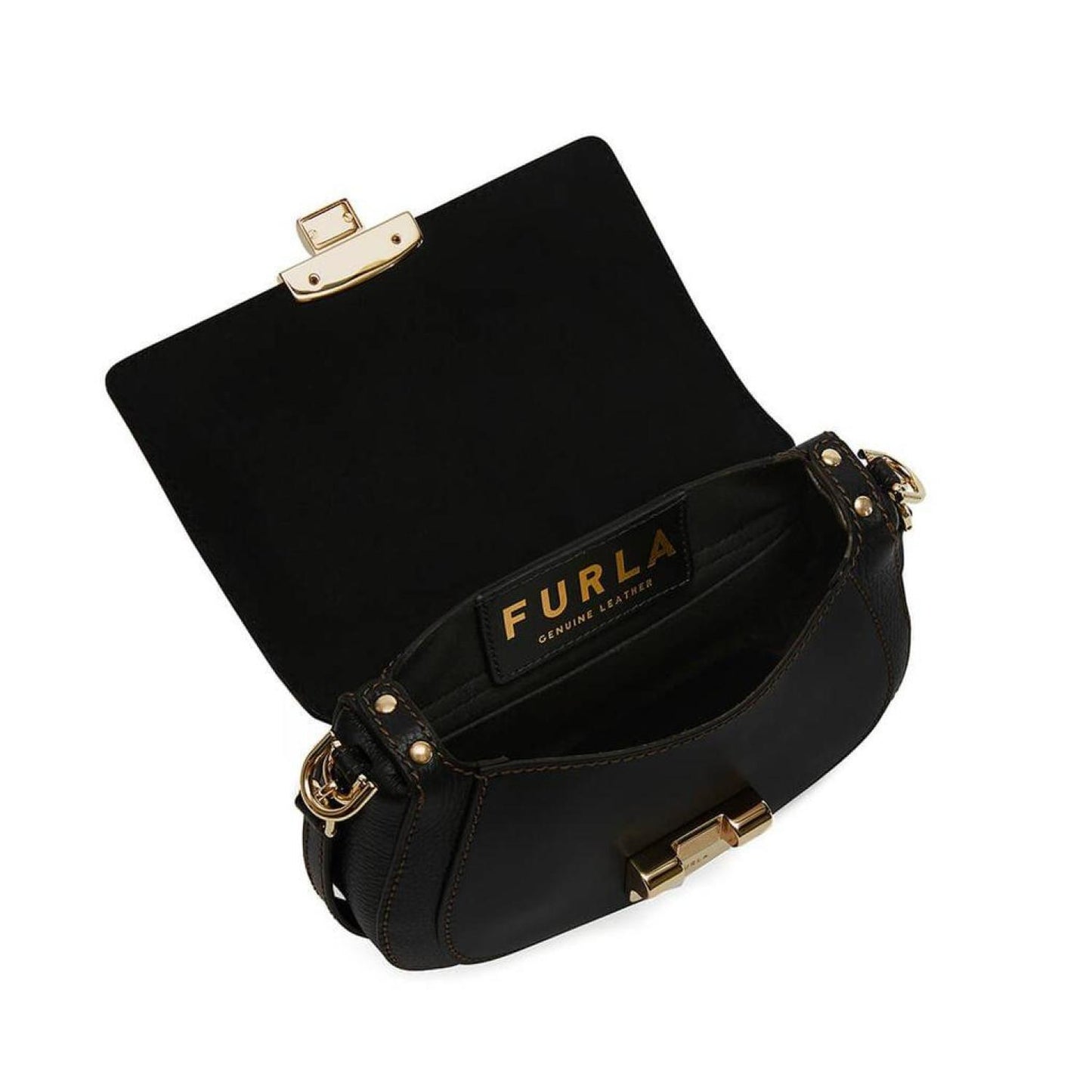 Furla Club 2 Fold-Over Crossbody Bag