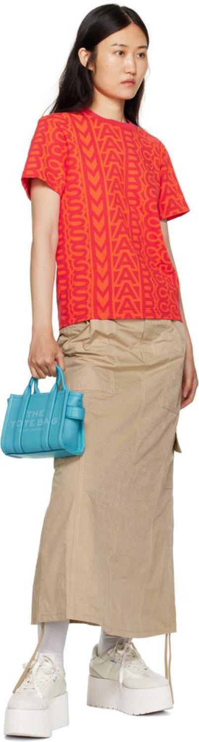 Blue 'The Leather Mini' Tote