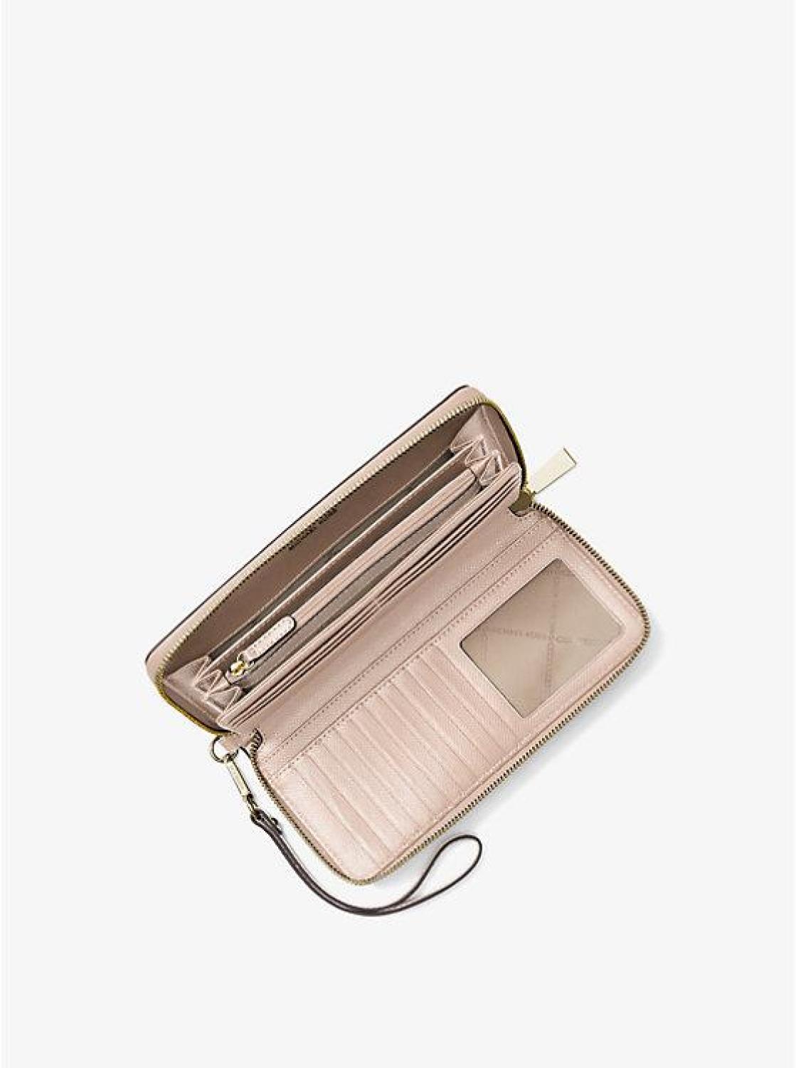 Leather Continental Wristlet