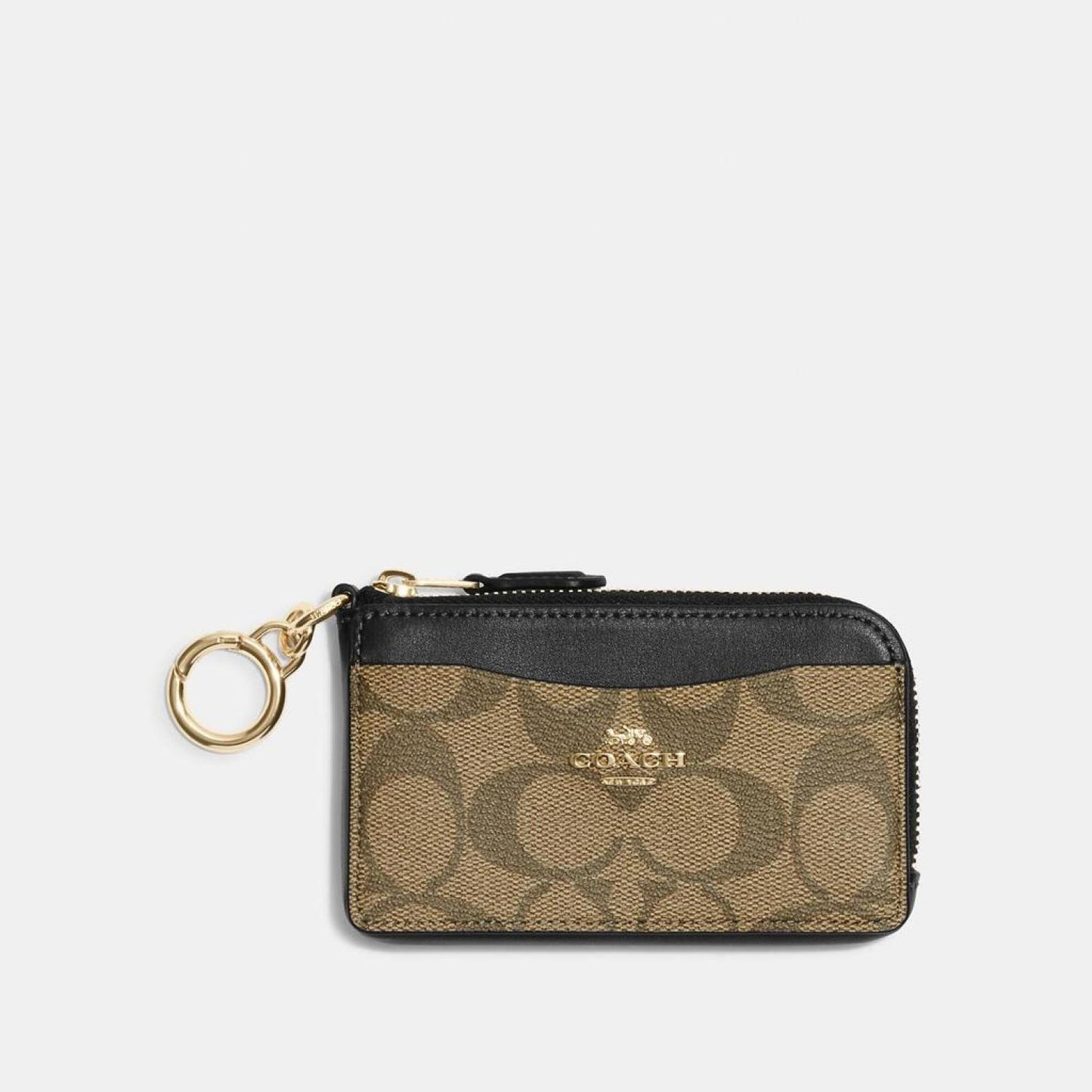 Coach Outlet Multifunction Card Case In Signature Canvas